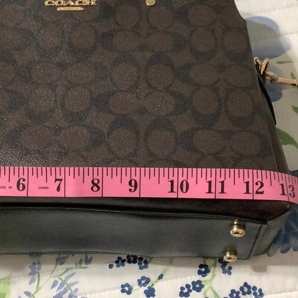 Coach brown logo satchel - Picture 6 of 11